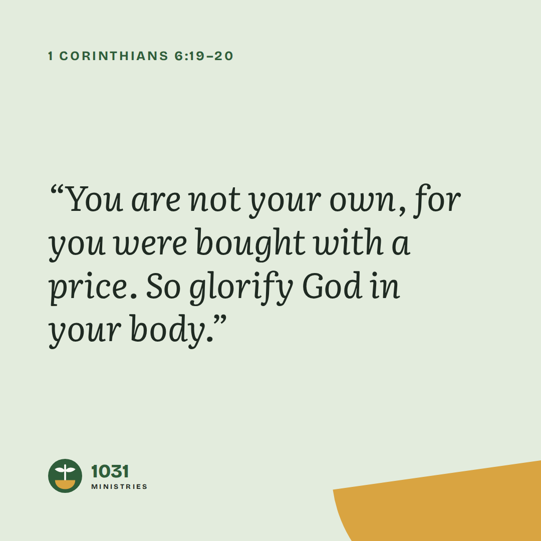 Verse: 1 Corinthians 6:19–20